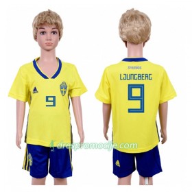 Švedska Dres Ljungberg 9 Dječji Domaći Svjetsko prvenstvo 2018